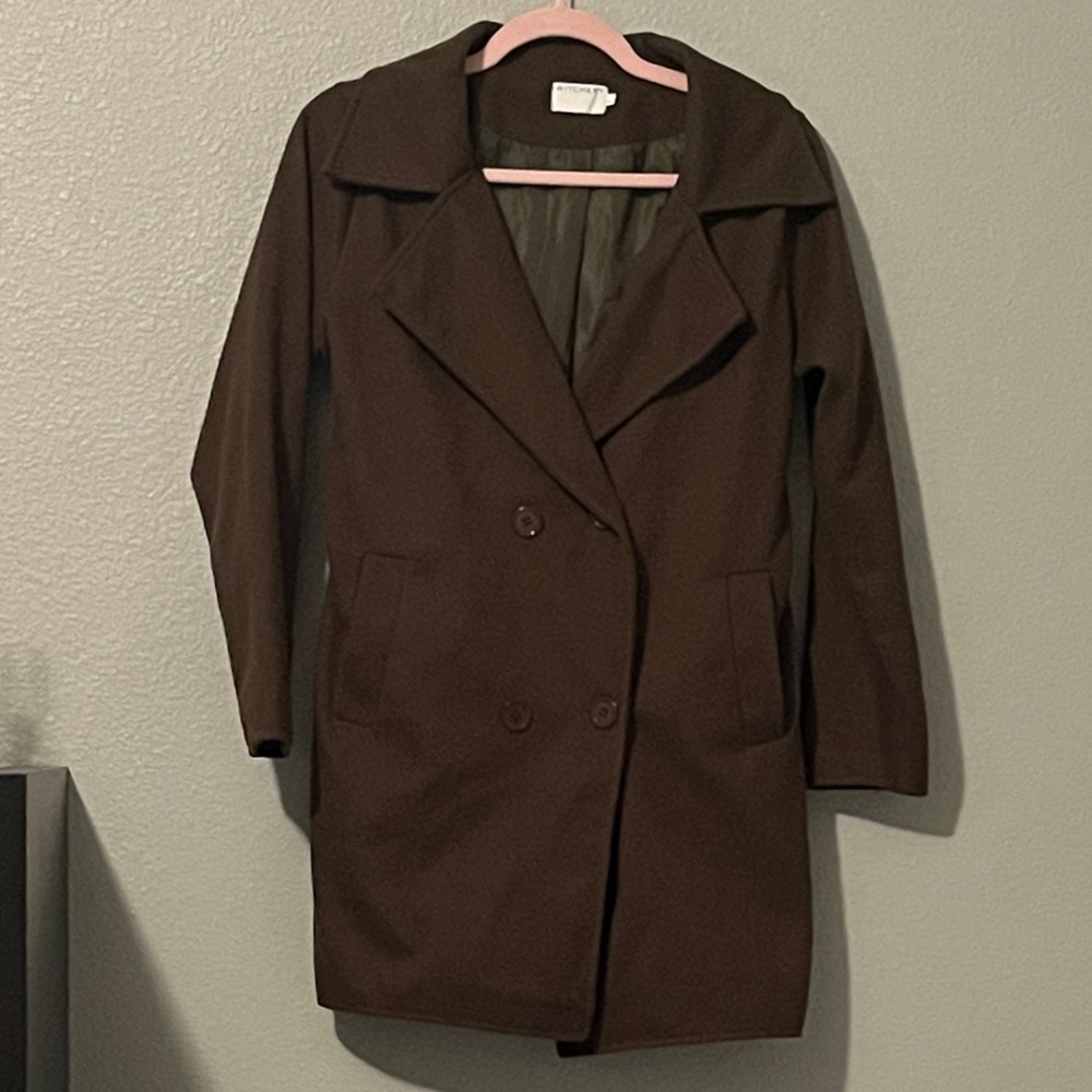 Witchery Dark Brown Trench Coat